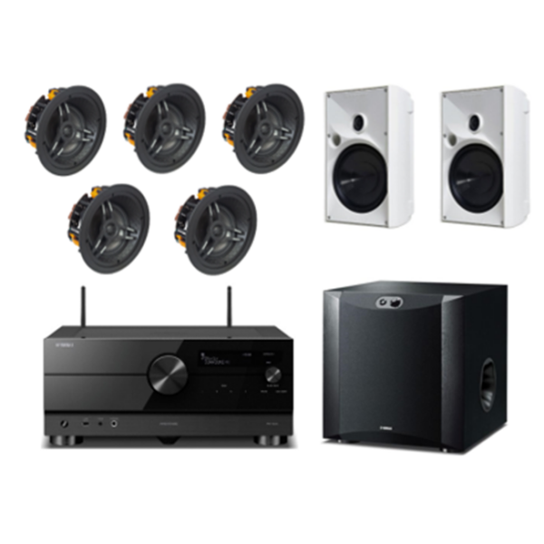 5.1 Surround Sound System With Additional Zone #3